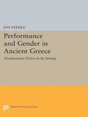 cover image of Performance and Gender in Ancient Greece